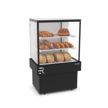 Imagem de Balcão Expositor para Doces e Salgados Vanguard Plus Seca CVPS 750 75cm Preto 220V Refrimate