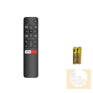 Imagem de Controle Remoto Compatível Com Smart TV TCL ou SEMP Com Teclas Netflix