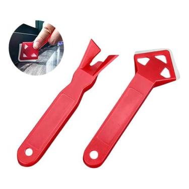 Imagem de Kit 2 Ferramentas Raspador E Aplicador De Rejunte E Silicone - Generic