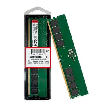 Imagem de Memoria kingston ddr5 16gb 5600mhz - kvr56u46bs8-16