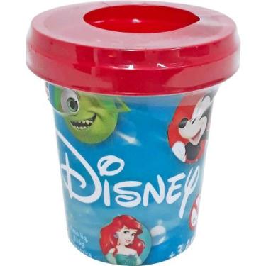 Imagem de Pote de massinha disney 115g cotiplas - Cotiplás, Vermelho, UN
