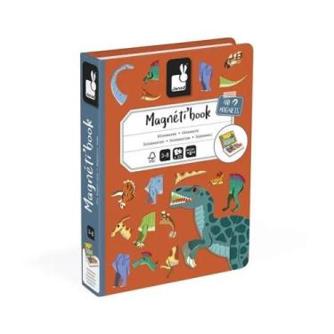 Imagem de Livro Magnético Misture e Combine Dinossauro - Janod - Janot