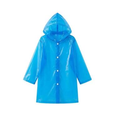 Imagem de Capa de Chuva Unissex EVA Premium Tamanho Único Azul - Bmax