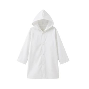Imagem de Capa de Chuva Unissex EVA Premium Tamanho Único Branca - Bmax