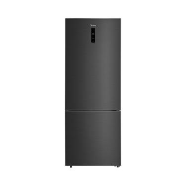 Imagem de Geladeira Midea Inverse Frost Free Inverter 435L com Painel Digital Externo MDRB593FGADX3 Black Inox Bivolt
