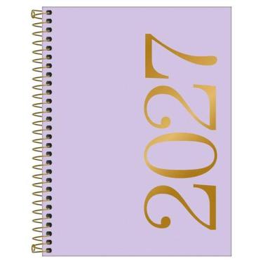 Imagem de Agenda 2027 diária M7 Vanilla 176 folhas Tilibra Cor:Lilás, Lilás