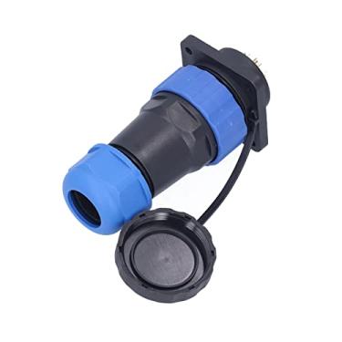 Imagem de Soquete de plugue à prova d'água, conector de fio elétrico 25A para instrumentos para equipamentos marinhos(8 núcleos)