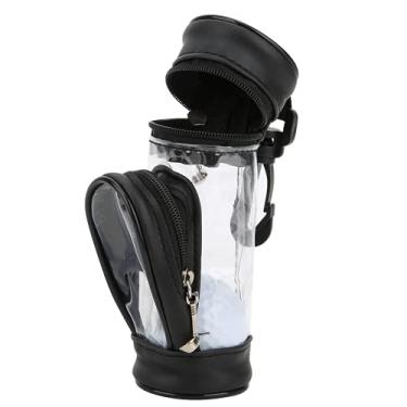 Imagem de Dioche Bolsa de couro, bolsa multifuncional para armazenamento de transporte, bolsa de ferramentas para acessórios de camiseta, bolsa de cintura com bola, 175 g para treino de exercícios