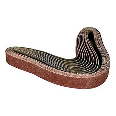 Imagem de 10 peças 25 * 760mm Correia de lixamento 1"* 30" com greite 60-1000 para metal de trabalho de lixadeira de lixadeira YYDFPIIA (Grit : 10pcs Grit 100)