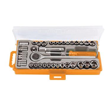 Imagem de JOGO DE BITS E SOQUETES COM CHAVE CATRACA 40 PEÇAS SPARTA