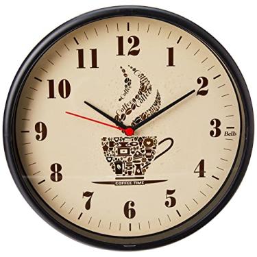 Imagem de Relogio De Parede Redondo Cafe Preto 25,8cm. - 01 Unidade Bell´s Multicor