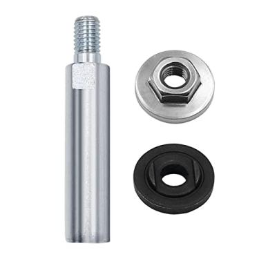 Imagem de Generic Adaptador de haste de conexão de extensão de moedor de rosca M10 para 100 tipo moedor de ângulo elétrico polidor ferramenta elétrica, Haste e placa sextavada