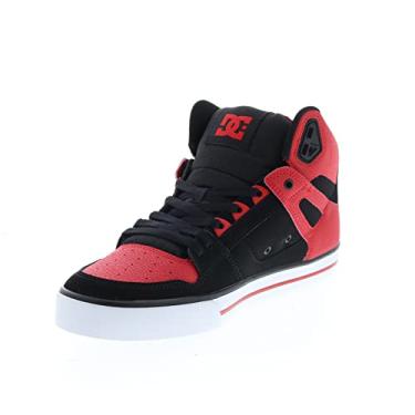 Imagem de DC Tênis masculino Pure High Top Wc Skate Shoes Casual, Vermelho/branco/preto, 11.5