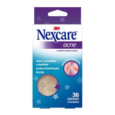 Imagem de Curativo Absorvente para Acne Nexcare
