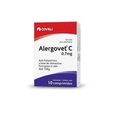 Imagem de Alergovet C 0,7 mg - 10 comprimidos