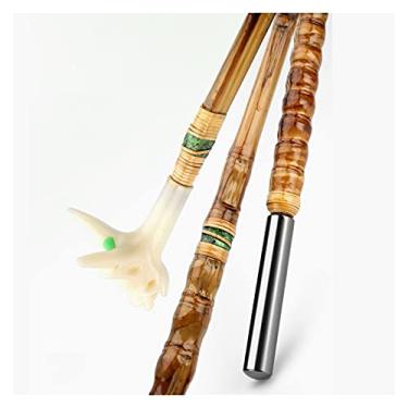 Imagem de Barraca de pesca Luohan bambu atlético bracket pescando haste atlética pendurado handmade haste de pesca sem pendurar traseira Suporte para vara de pescar ( Size : 65CM )
