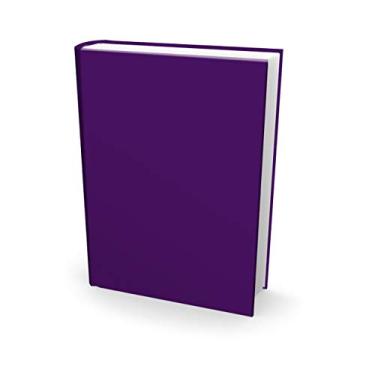 Imagem de Capas para livros reutilizáveis de fácil aplicação 1 unidade Melhores Jaquetas Jumbo 9x11 para Voltar à Escola. Elástico para caber na maioria dos grandes livros de capa dura. Desenhos perfeitos e laváveis para meninas, meninos, crianças e adolescentes, Roxa, Jumbo