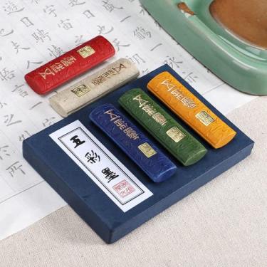 Imagem de Bastão de tinta para escrever desenho chinês de 7,4 cm em bloco de tinta para pintura de caligrafia