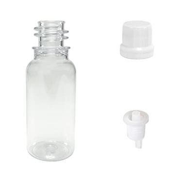 Imagem de Frasco Em Pet Cristal Com Batoque Gotejador 20ml - 50 Unid. (Branco)