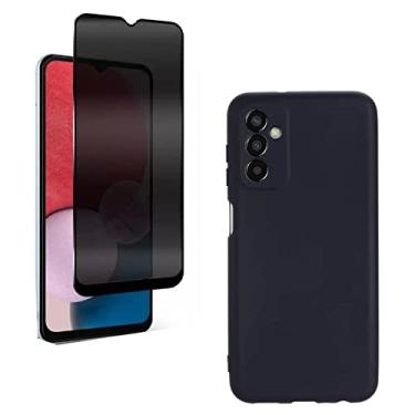 Imagem de Kit Capa Capinha Anti Impacto e Pelicula Anti Spy Compatível Samsung M13 M23 M52 M53 (Galaxy M13)