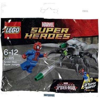 Imagem de LEGO Conjunto de sacos de poliéster do Homem-Aranha Super Heroes da Marvel – Super Jumper (30305)