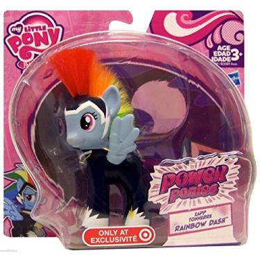 Imagem de My Little Pony Boneco exclusivo da Friendship is Magic Power Ponies Zapp Tonnerre Rainbow Dash