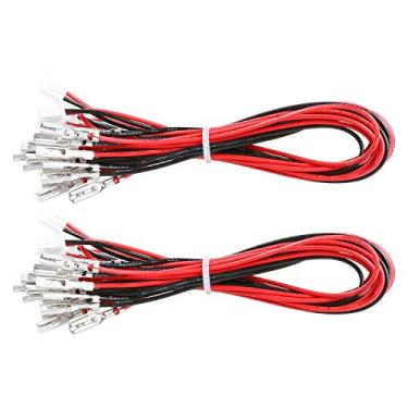 Imagem de Guwarry 20 peças/lote zero atraso USB codificador jumper fios terminais tamanho 0,110 (2,8 mm) compatível com botões SANWA Arcade, Seimitsu, botões Arcade estilo japonês/plugues JST XH2.54 para .110