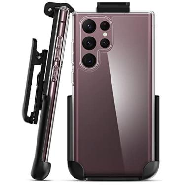Imagem de Encased Coldre com clipe de cinto para Spigen Ultra Hybrid / Capa S (Samsung Galaxy S22 Ultra) Capa não incluída