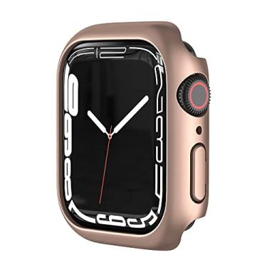 Imagem de Capa rígida PC Apple Watch 44 mm - Capa protetora para séries SE, 6, 5, 4 - rosa brilhante