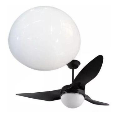 Imagem de Globo Lustre Vidro Ventilador Teto Aliseu Terral