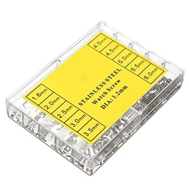 Imagem de TECKEEN 500-600 peças Parafuso da tampa traseira do relógio Parafuso cruz Ferramentas de reparo de relógio