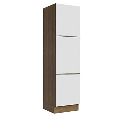 Imagem de Paneleiro Madesa Lux 60 cm 3 Portas - Rustic/branco Veludo
