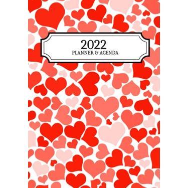 Imagem de 2022 Planner & Agenda: Red Hearts Design