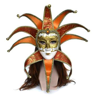 Imagem de Máscara de feminina estilo veneziano para baile de máscaras de festa para adultos, Cor 6, M