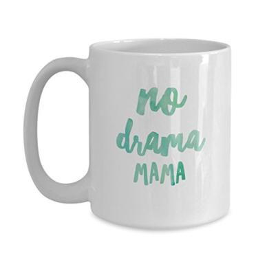 Imagem de Caneca No Drama Mama – Caneca de chá e café de chocolate quente – Ótimo presente