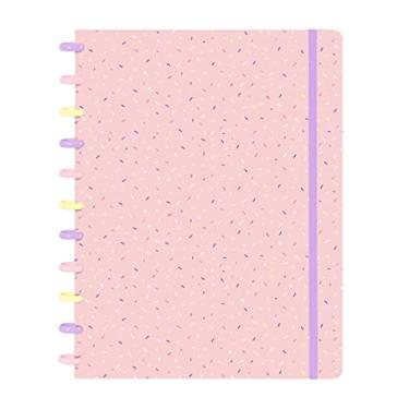 Imagem de Caderno Disco ISCOOL Inteligente G Colors Granulado Rosa
