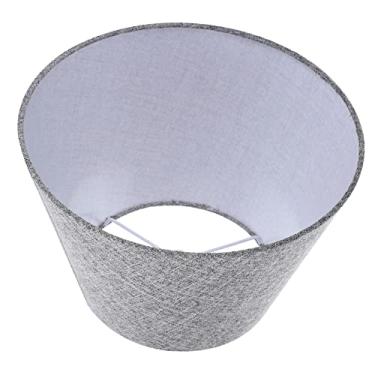 Imagem de Veemoon Candeeiro De Mesa Pingente Abajur Tampa Da Lâmpada Lustre Abajures Pendurados Abajur De Barril De Tecido Pequeno Pano De Sombra Clara Lâmpada De Mesa Lâmpada De Parede Metal