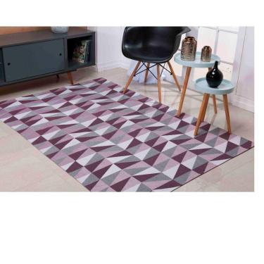 Imagem de Tapete Sala 3,00m x 2.00m Jacquard Tecido Antiderrapante