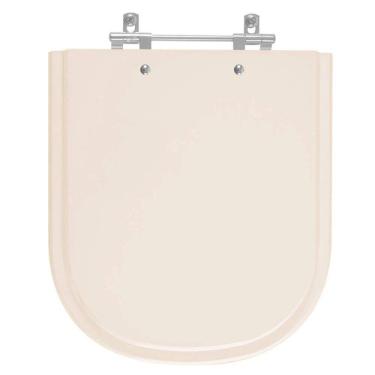 Imagem de Assento Sanitário Poliester Vogue Plus Amendoa para vaso Deca