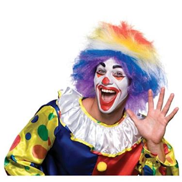 Imagem de Rubie's Peruca de palhaço em volta de arco-íris, Multicolorido., tamanho nico