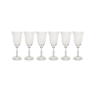 Imagem de Conjunto de Taças para Água Bohemia Angela 350 ml em Cristal Ecológico - 6 Peças