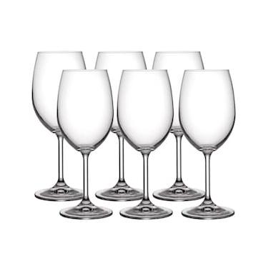 Imagem de Conjunto de Taças para Vinho Branco Bohemia Anna 350 ml em Cristal Ecológico – 6 Peças
