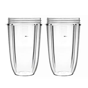 Imagem de Copos de reposição para liquidificador original NutriBullet Pro 900 c/ 600 W, 2 peças 680 g