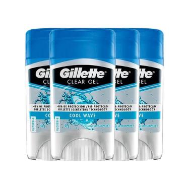 Imagem de Kit Desodorante Gillette Mini Gel Cool Wave 45g - 4 Unidades