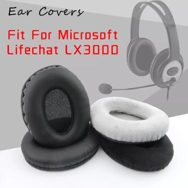Imagem de Almofadas de ouvido para microsoft lifechat lx3000 LX-3000 fone de ouvido mic capa headpads