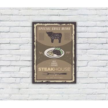 Imagem de Placa Decorativa MDF Cantinho do Churrasco 08