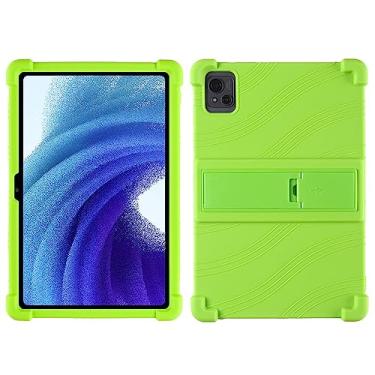 Imagem de QYiiD Capa para tablet Oscal Pad 13 de 10,1 polegadas, capa protetora de silicone leve para crianças para Oscal Pad 13, verde