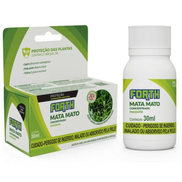 Imagem de Herbicida Concentrado Forth Mata Mato Jardim 30ml Glifosato