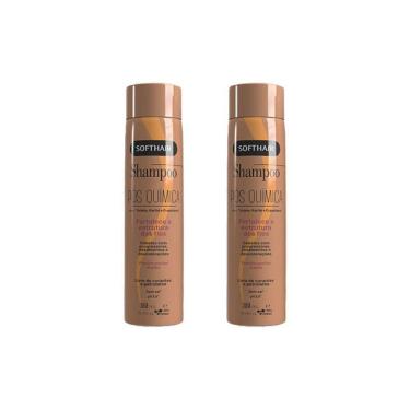 Imagem de Shampoo Soft Hair 300Ml Pos Quimica - Kit Com 2Un