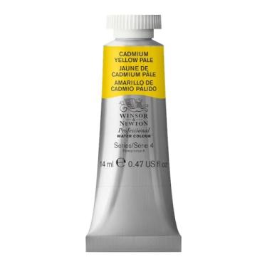 Imagem de Winsor & Newton Aquarela profissional, tubo de 14 ml, amarelo cádmio pálido